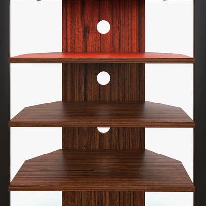 TV Stand for 29" TVs, 4-Tier Storage Shelves, LED Lights TV Stands at Gallery Canada