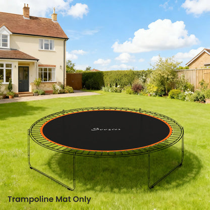 Trampoline Mat Replacement, 12ft, 5.5" Springs, 72 V-Hooks, Orange Trampolines at Gallery Canada