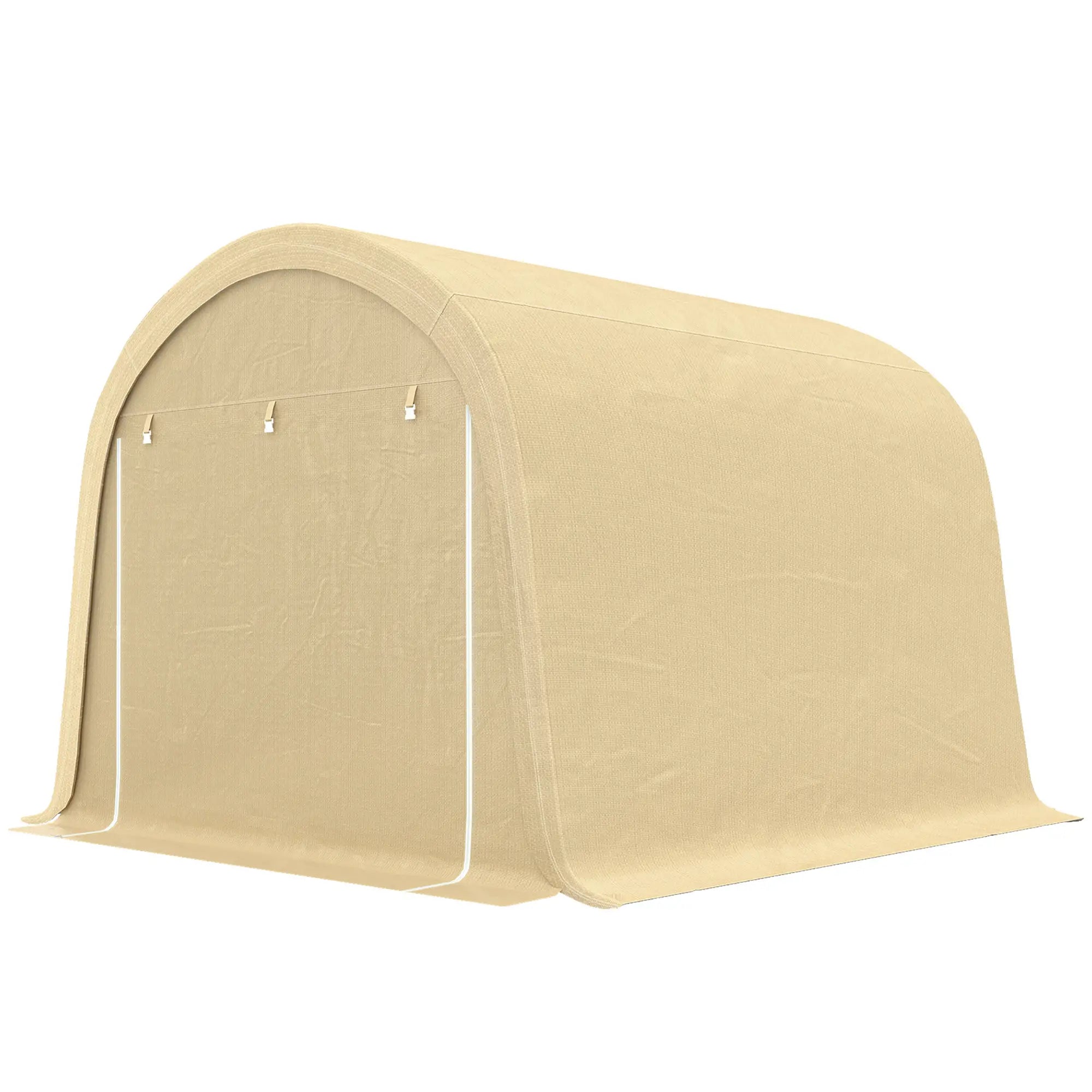 10' x 10' Outdoor Storage Tent, Heavy Duty Waterproof Portable Shed Portable Shed Beige at Gallery Canada