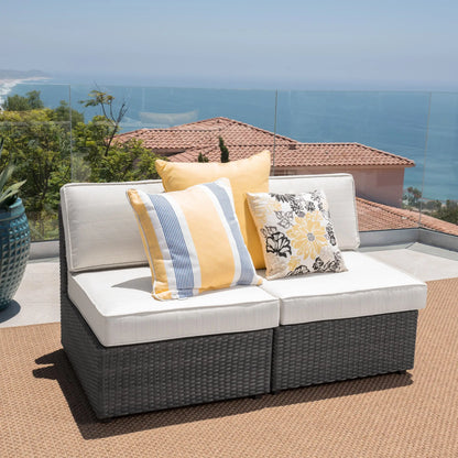Patio Chair Set, Water Resistant Cushions, 26" L x 30.5" W x 26" H, Antique Grey Patio Chairs at Gallery Canada