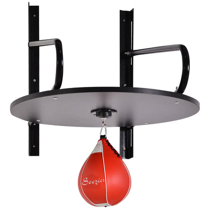 Wall Mounted Speed Bag Platform, Adjustable Height More-Strength Training Equipment Red and Black at Gallery Canada