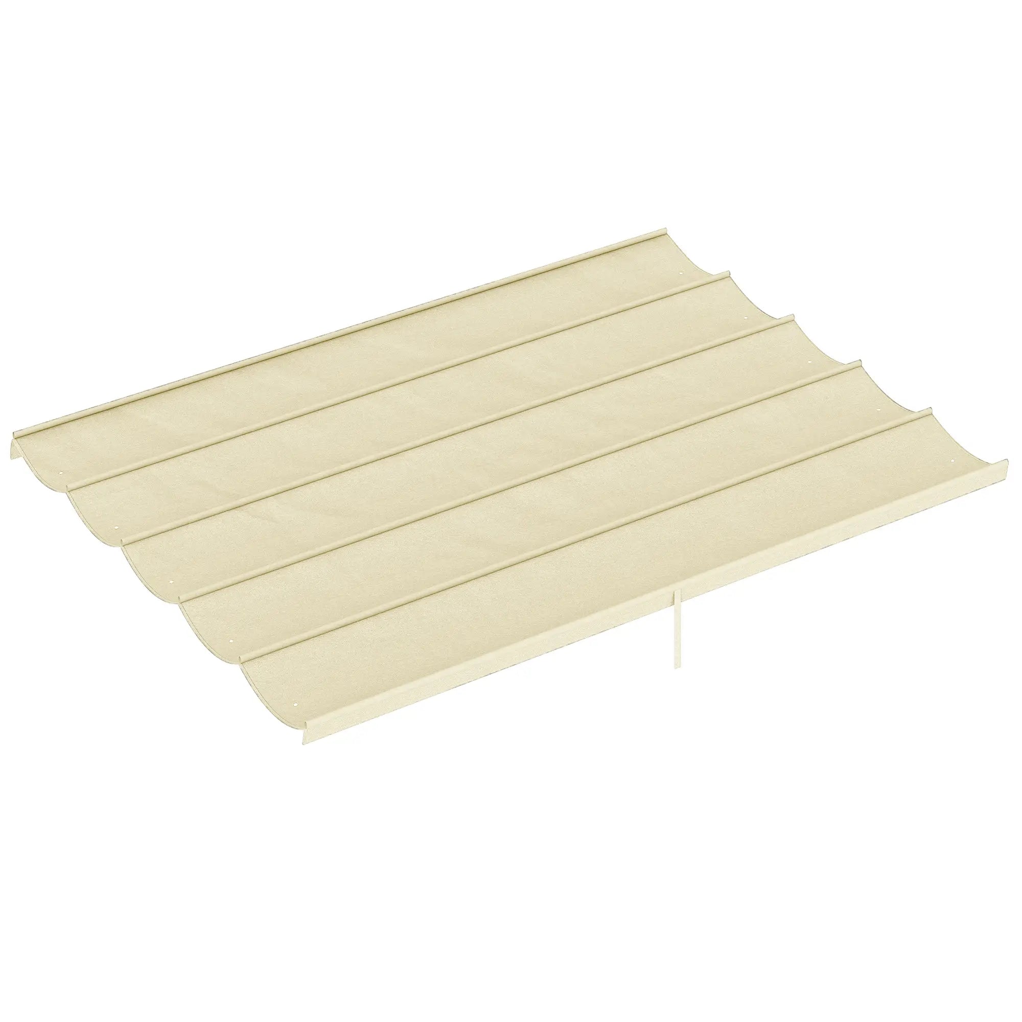 8.5' X 11.5' Retractable Pergola Canopy Replacement, Cream Gazebo Canopy Replacement at Gallery Canada