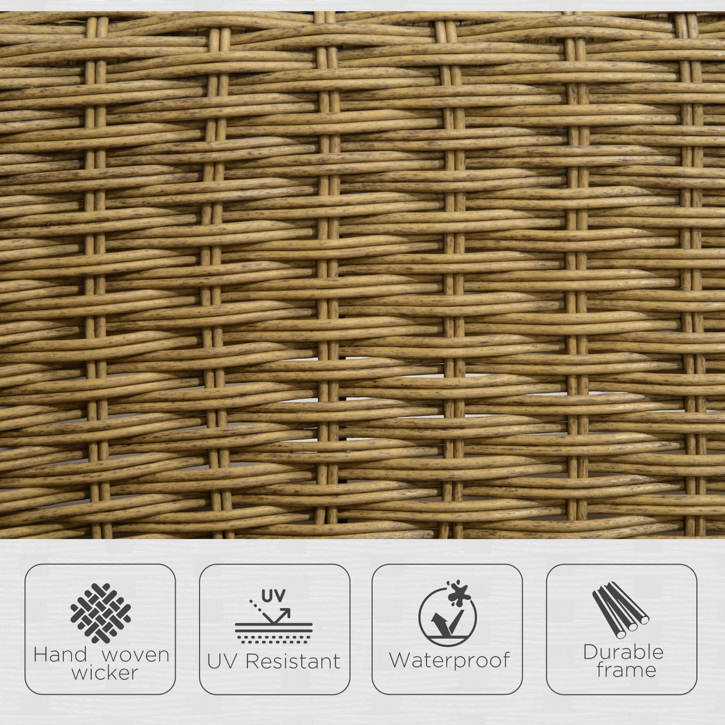 Rattan Rocking Chair With Cushion, Garden Porch Furniture, Light Grey Patio Chairs at Gallery Canada