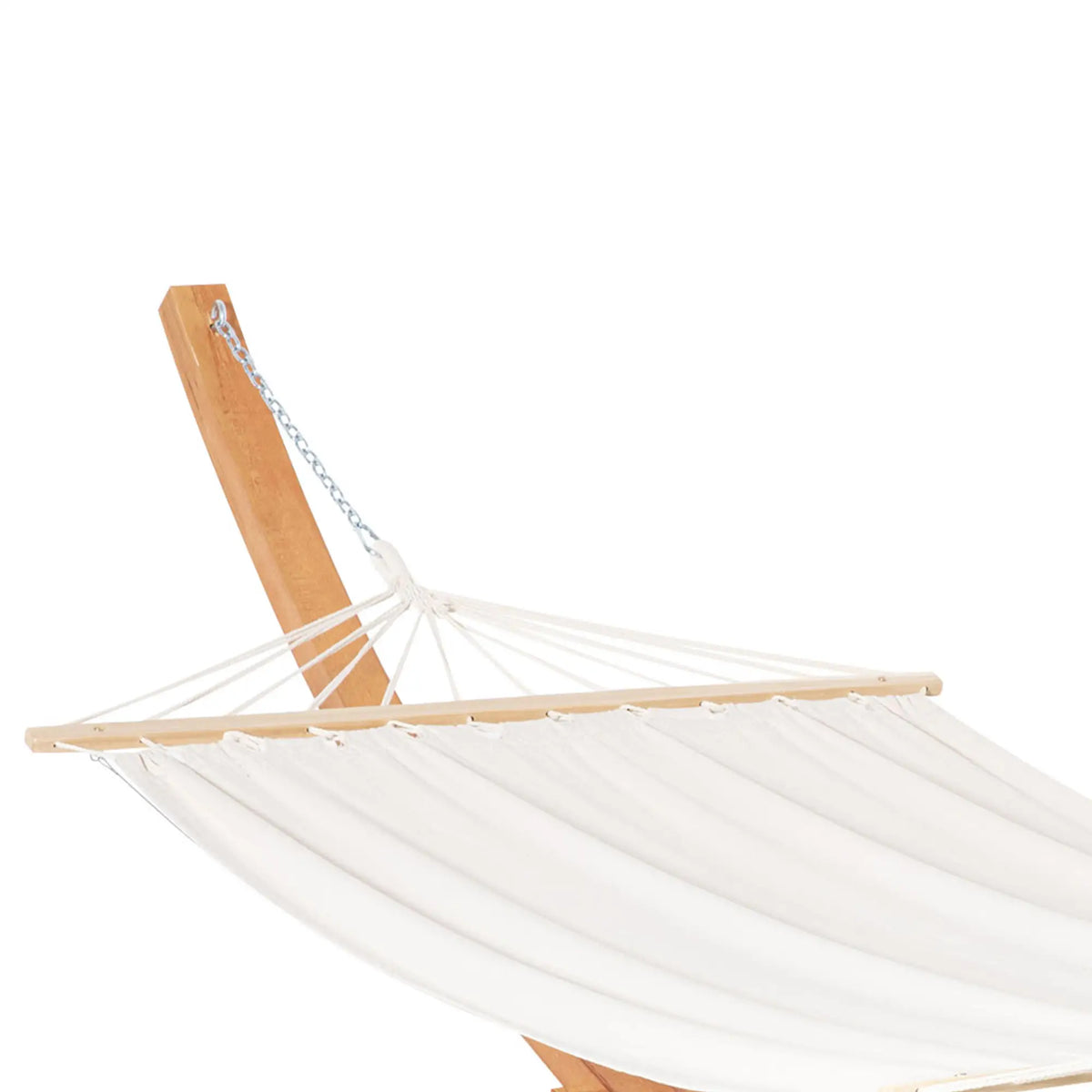13' Patio Hammock With Stand, Outdoor Wooden Bed, Camping, White Hammocks with Stand at Gallery Canada