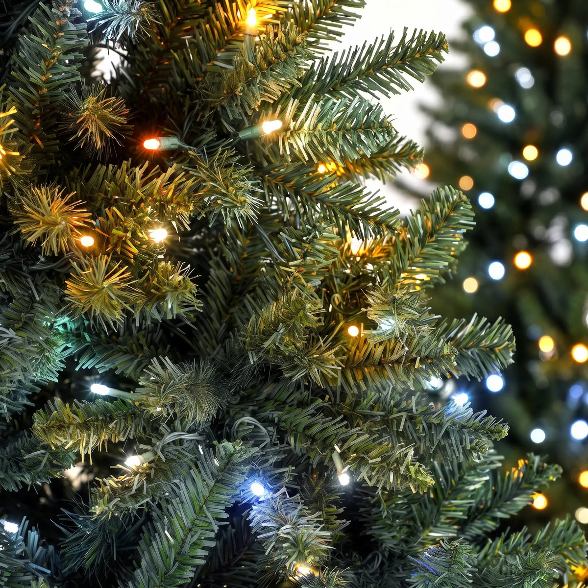 7.5ft Frasier Grande Fir Christmas Tree, LED Lights, Remote, Timer Artificial Christmas Trees at Gallery Canada