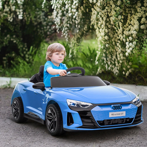 12V Ride On Car With Remote Control, 3.1 MPH, Blue