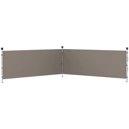 Canopy Sidewalls, 10' x 10' or 10' x 20', 2 PCS, Grey Gazebo Sidewalls Grey at Gallery Canada