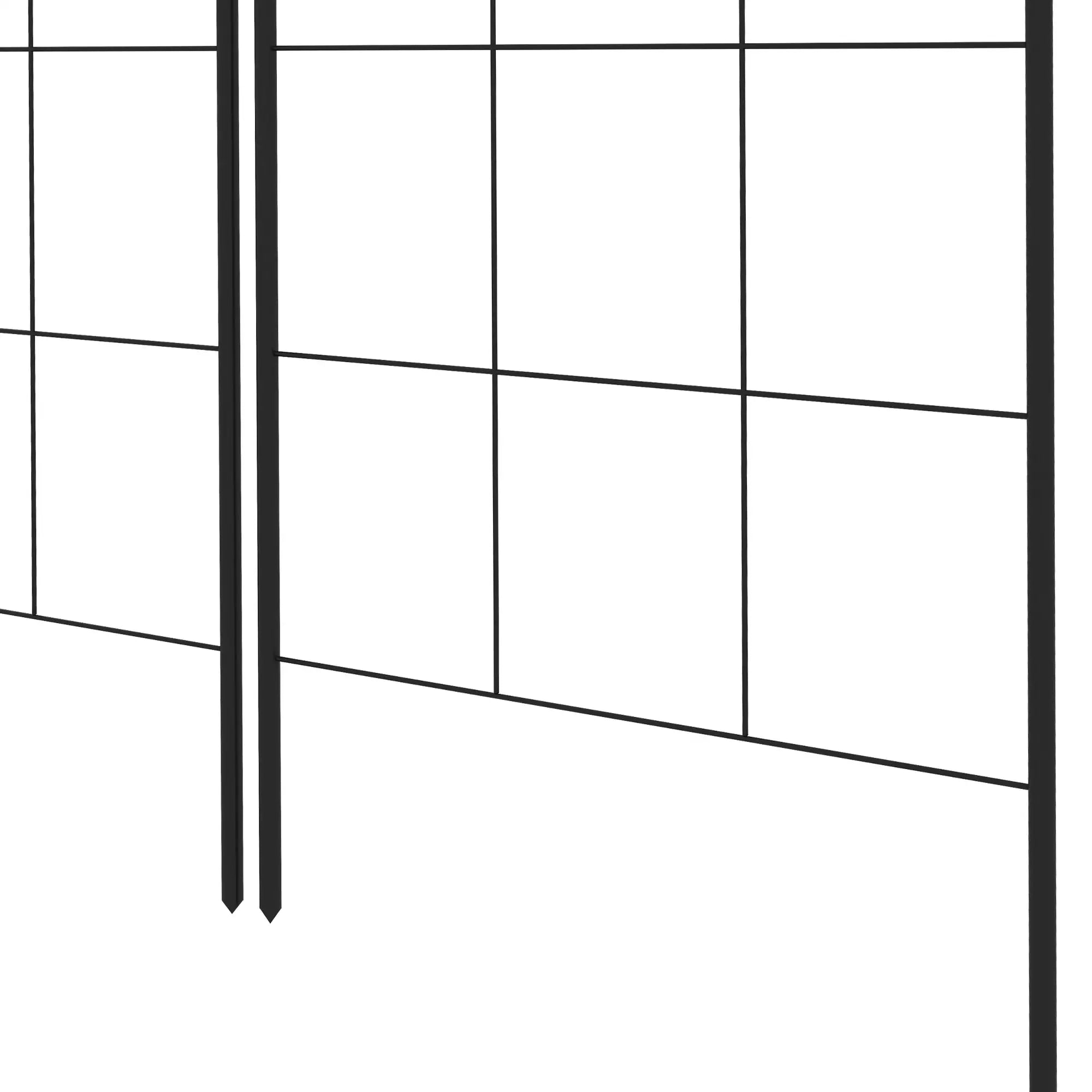 2 Pcs Metal Garden Trellis, Outdoor Plant Support for Climbing Plants Plant Stands at Gallery Canada