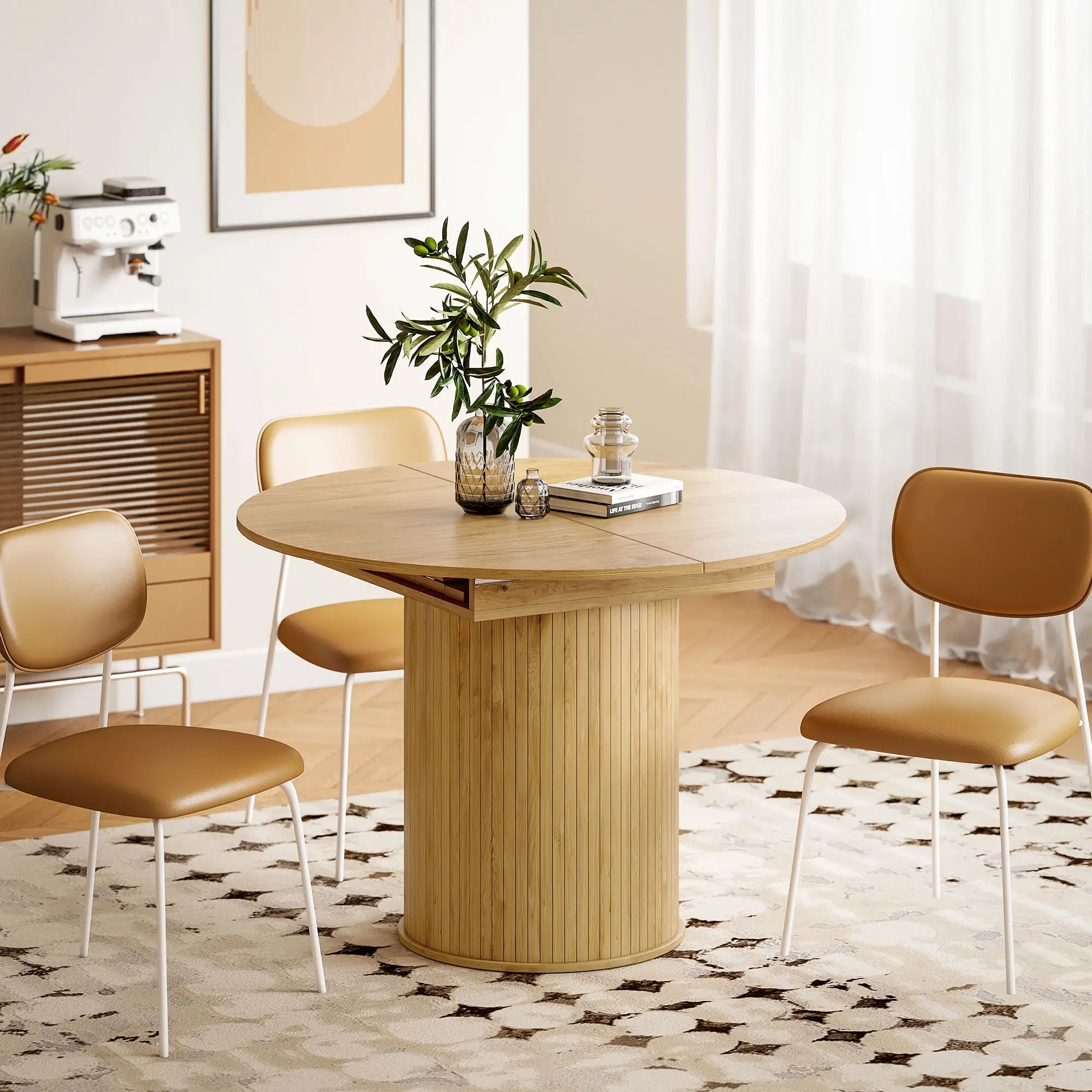 Extendable Kitchen Table, 43.5