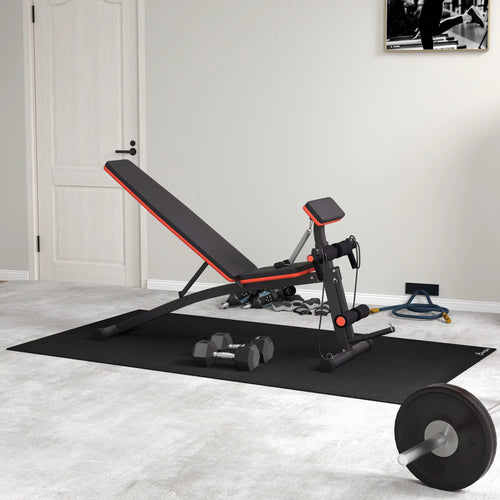 Rubber Dumbbells Weight Set, 50lbs Total, 25lbs Each, Black