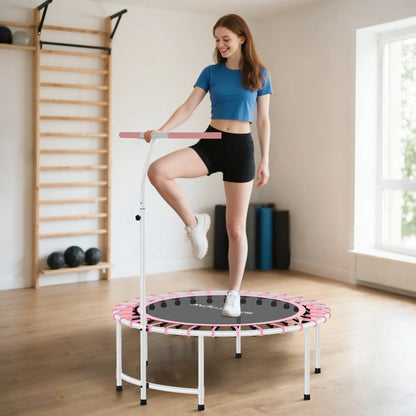 40" Foldable Bungee Rebounder Trampoline, Pink Trampolines at Gallery Canada