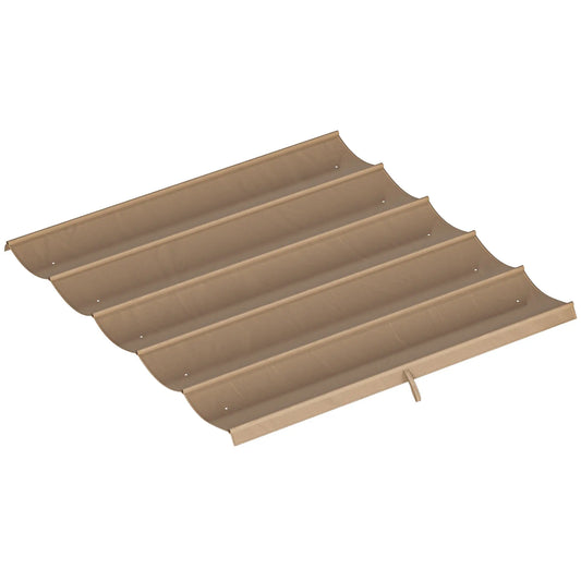 Retractable Pergola Canopy Replacement, 8.2'x8.4', Tan Gazebo Canopy Replacement Tan at Gallery Canada