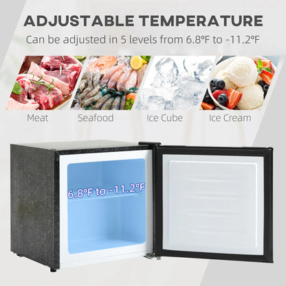 1.1 Cu. Ft. Mini Freezer, Compact Upright, Reversible Door, Black Small Kitchen Appliances at Gallery Canada