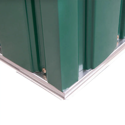 7' x 4' x 6' Garden Storage Shed, Metal Tool House, Green Sheds at Gallery Canada