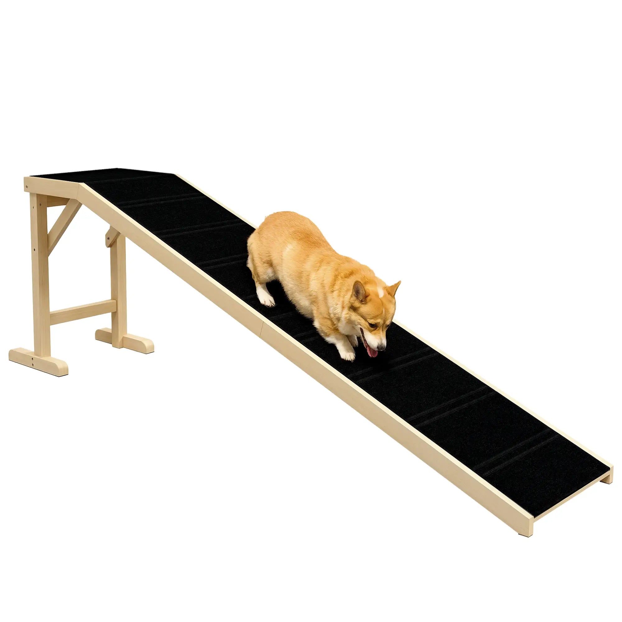 Pet Ramp Bed Steps, Non-Slip Carpet, 74