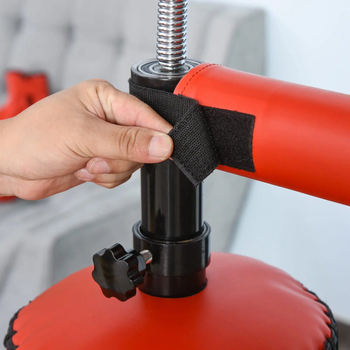 Freestanding Boxing Punch Bag Stand, 360° Rotating Arm, Speed Ball, Adjustable Height Punching Bag Hangers at Gallery Canada