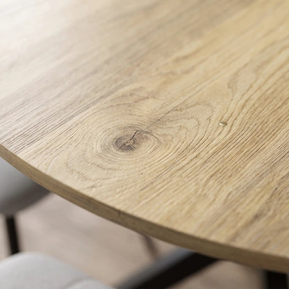 Industrial Dining Table Set for 4, Oak and Grey, Grey Bar Sets at Gallery Canada