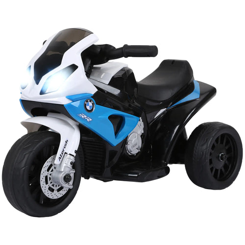 6V Kids Motorcycle with Headlight, Music, Blue