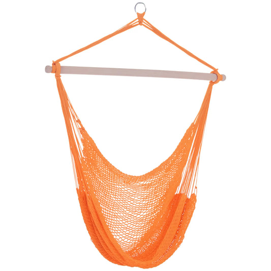Portable Hanging Hammock Chair, Garden Camping Bed, Orange Hammock Swings Orange at Gallery Canada