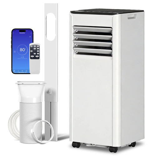 8000 BTU Portable AC, Dehumidifier, Fan, WiFi Voice Remote, 344 Sq. ft