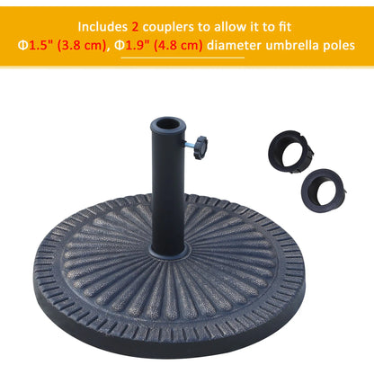 31 lbs 19" Bronze Market Umbrella Base, Patio Stand, Bronze Umbrella Bases at Gallery Canada