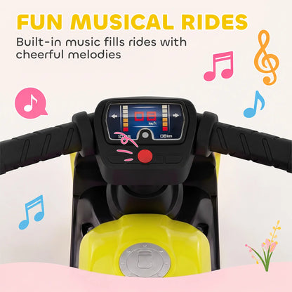 Balance Bike With Music, Wide Tires, Green Riding & Rocking Toys at Gallery Canada