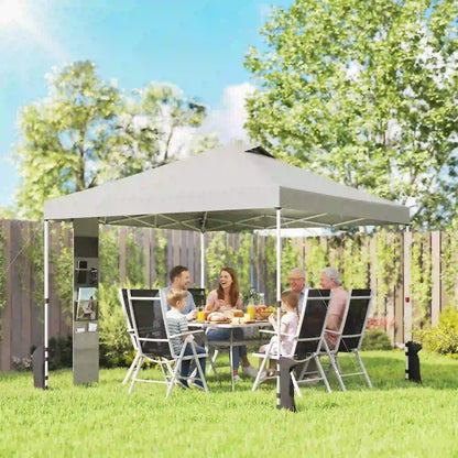 9.6 x 9.6 ft Pop Up Canopy Tent, UPF 50+, With Pockets, Sandbags, Wheeled Bag Pop Up Canopies at Gallery Canada
