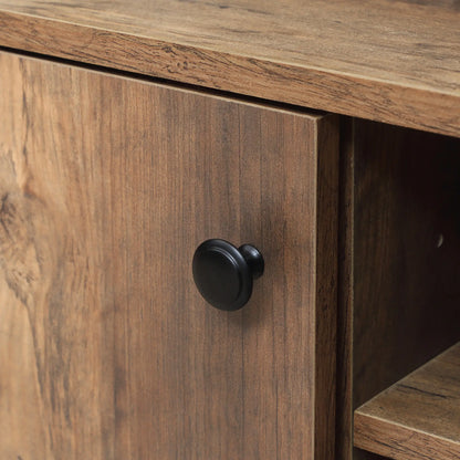 Retro TV Cabinet for 50", Adjustable Shelf, Sliding Door, Living Room TV Stands at Gallery Canada