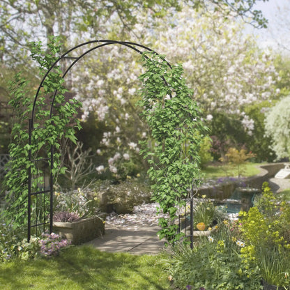 7FT Garden Arch Trellis, Outdoor Wedding Arbor, Climbing Roses Vines Plants Garden Arches at Gallery Canada
