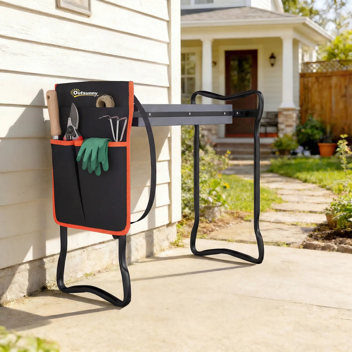 Garden Kneeler And Seat, 330lbs Heavy Duty Gardening Stool