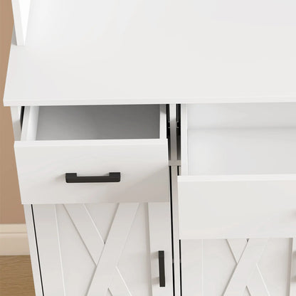73 In Pantry Cabinet With Charging Station, White Kitchen Pantry Cabinets at Gallery Canada