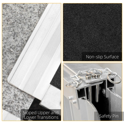 4' Aluminum Portable Wheelchair Ramp, Single-Fold, Scooter Access Knee Walker & Wheelchair Ramps at Gallery Canada