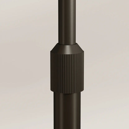 Arc Floor Lamp, Adjustable Linen Shade, 90° Tilt Swivel, Black Floor Lamps & Ceiling Fan Lights at Gallery Canada