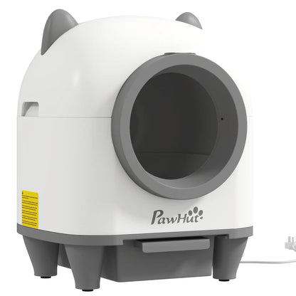 Automatic Cat Litter Box, App Control, Odor Isolation, Safety Protection Cat Litter Box Enclosures White, Grey at Gallery Canada