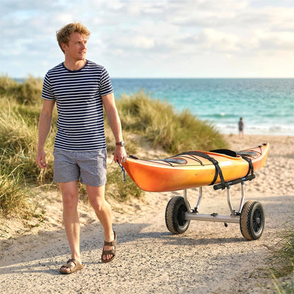 Kayak Cart Dolly, Adjustable Width, Black Kayak Carts at Gallery Canada