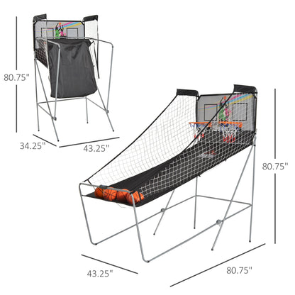 Double Shots Arcade Basketball System, Foldable Two Player Basketball at Gallery Canada