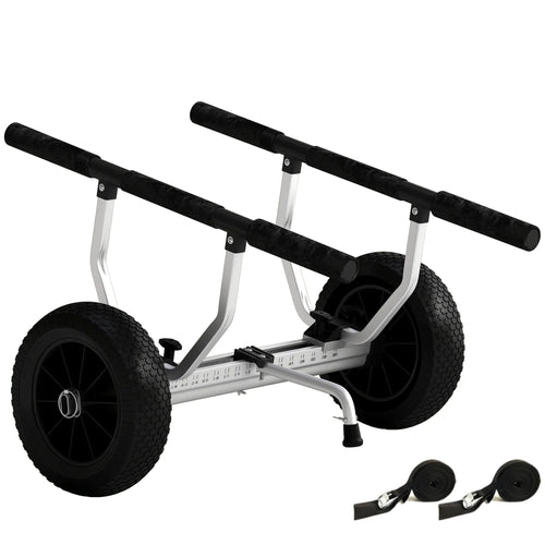 Kayak Cart Dolly, Adjustable Width, Black