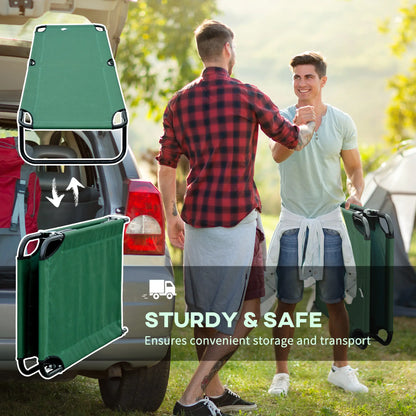 Folding Camping Cot For Adults Portable Bed, Green Camping Cots at Gallery Canada