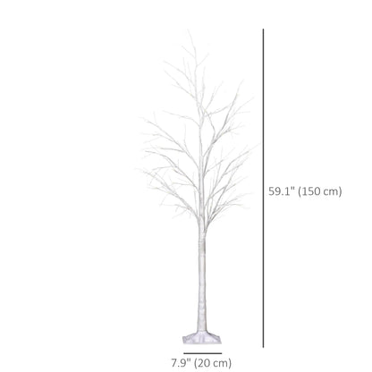 5FT Garden Birch Tree Light, 58 Warm LEDs, 8 Modes, Indoor Outdoor Artificial Tree Light at Gallery Canada