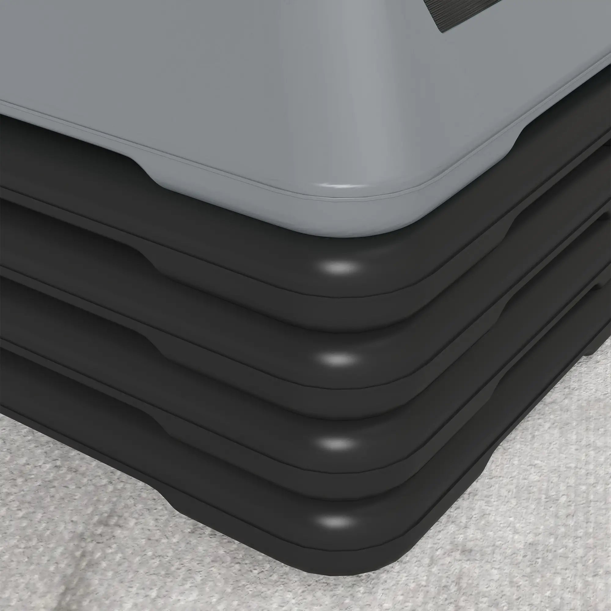 5-Level Adjustable Stepper, Aerobic Step Platform, 4