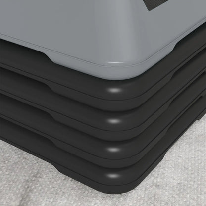 5-Level Adjustable Stepper, Aerobic Step Platform, 4" 6" 8" 10" 12", Grey Aerobic Equipment at Gallery Canada