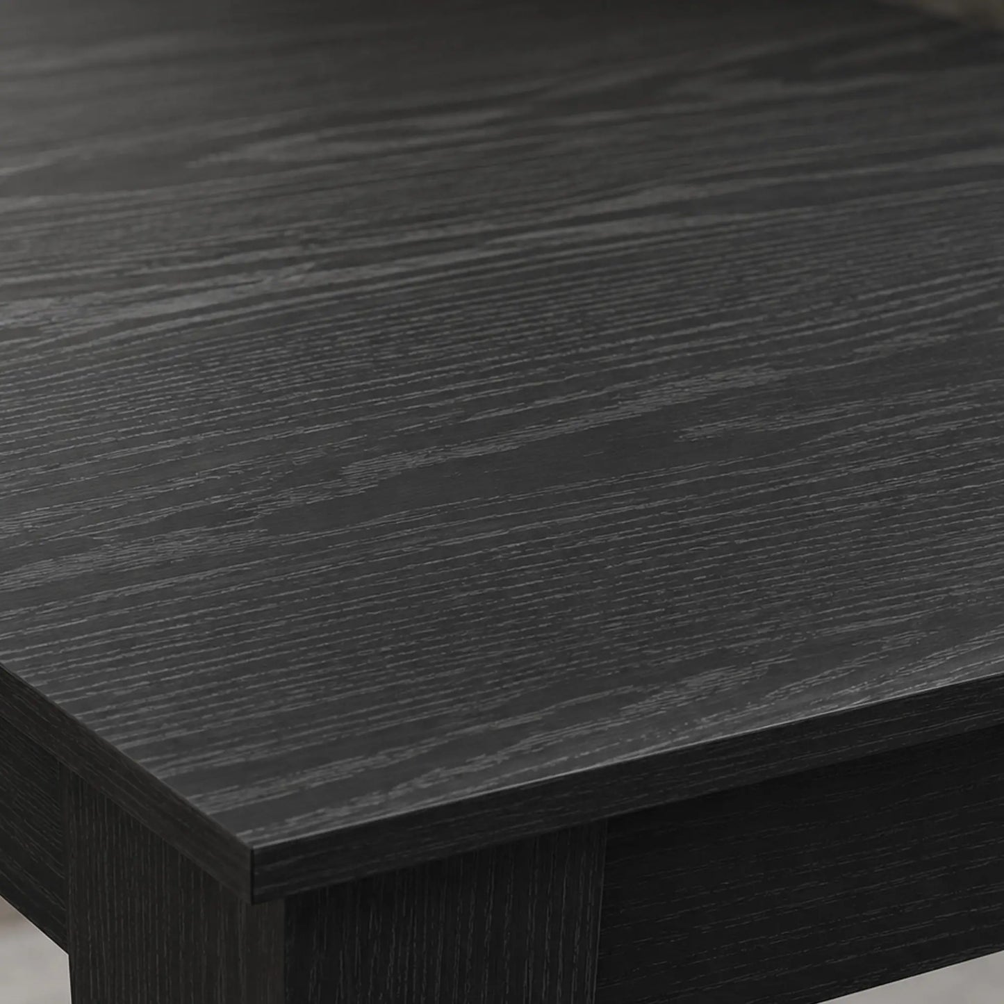 Table à manger carrée pour 4, 31,5" effet bois, cuisine