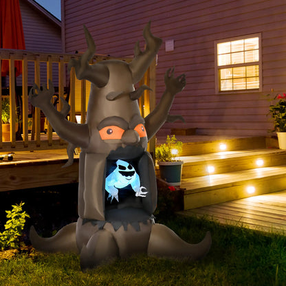 Inflatable Halloween Haunted Tree with Ghost, LED Lawn Decoration Halloween Decorations at Gallery Canada