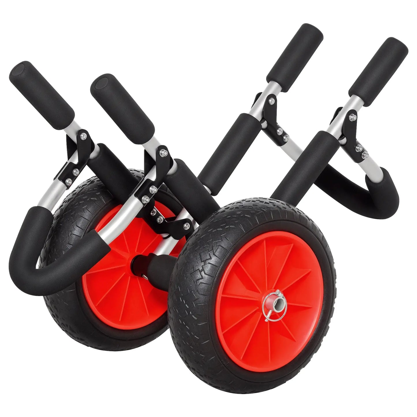 Stand-Up Paddleboard Dolly, Aluminum Surfboard Cart, Foldable for SUPs, Canoe Kayak Carts Black, Red at Gallery Canada