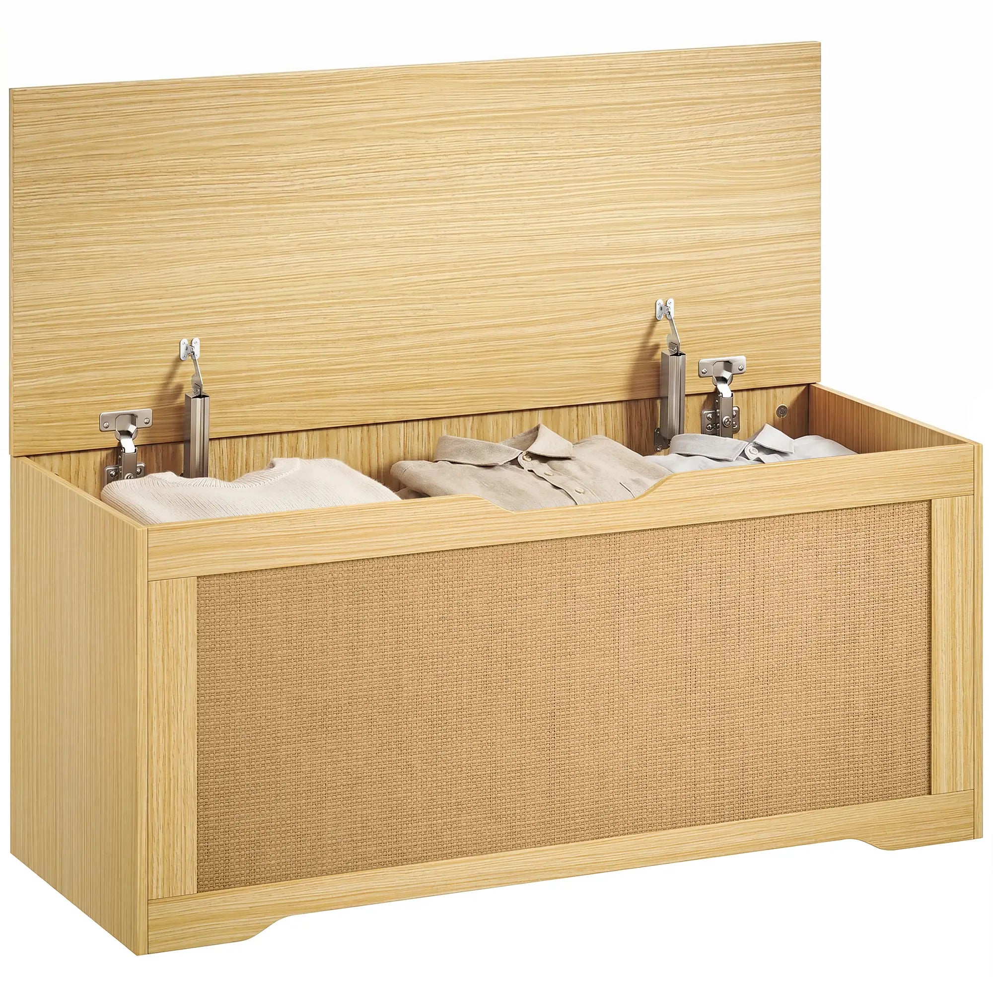 Storage Chest with Lift Top Storage Chest with Safety Hinges 39.4