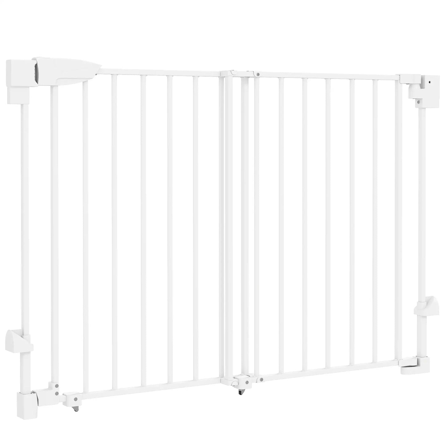 29"-44" Wide Dog Gate, 29" H, Auto-Close, Wall-Mounted Pet Gates White at Gallery Canada