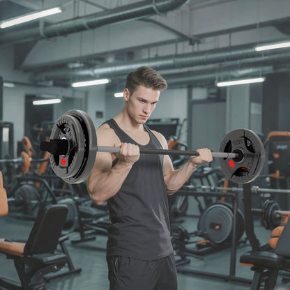 Weight Plates Set, 2-Inch Barbell Weights, 2 x 6lbs, 2 x 11lbs Dumbbells & Barbells at Gallery Canada