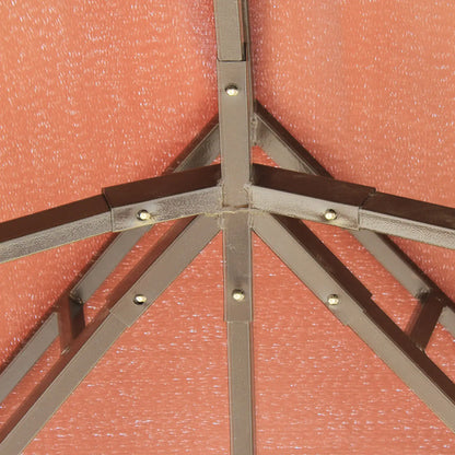 10 x 13ft Aluminum Gazebo, Double Tier Canopy, Netting, Curtains, Coffee Gazebos at Gallery Canada