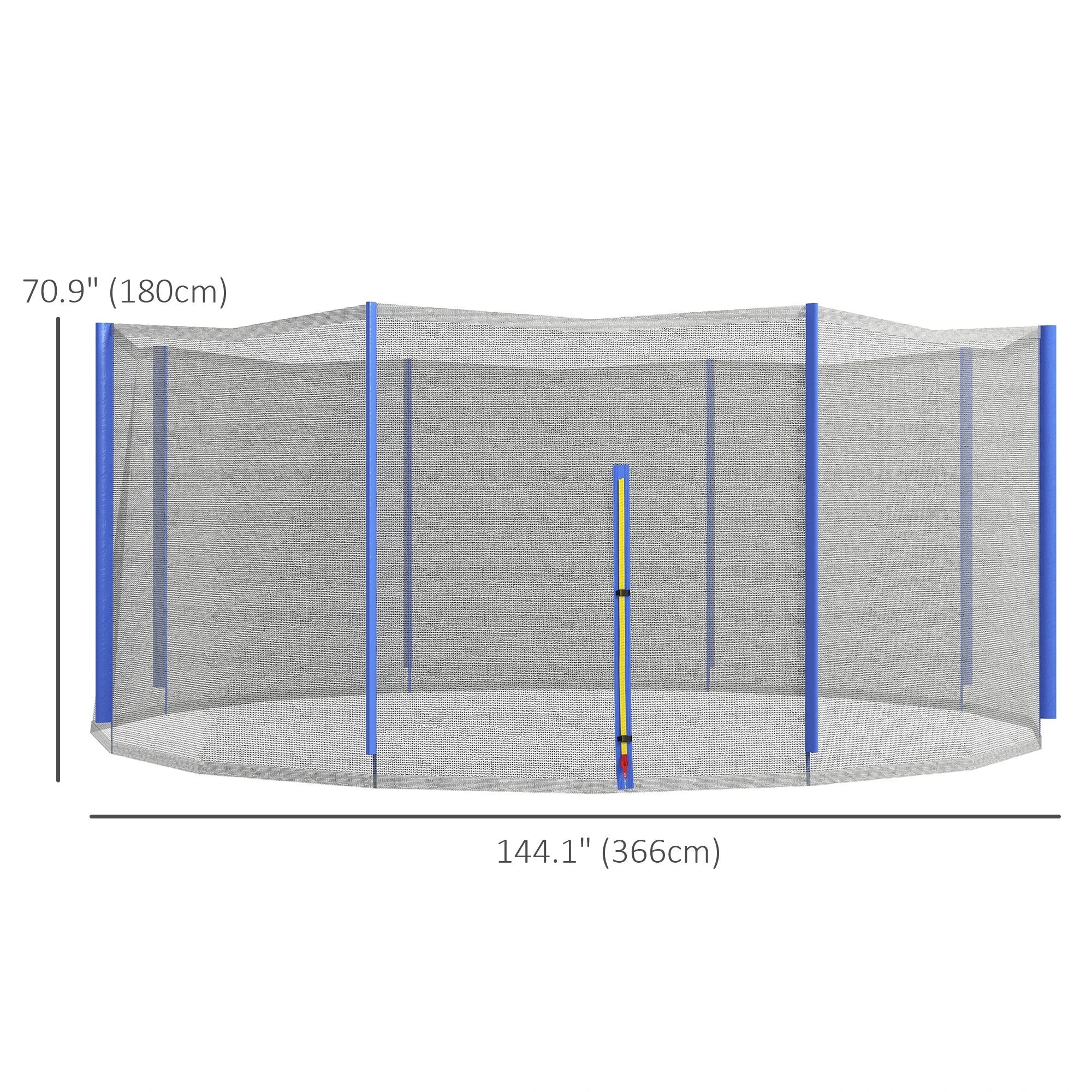 Trampoline Net Enclosure, Replacement with Zippered Entrance for 12ft Round Trampolines at Gallery Canada