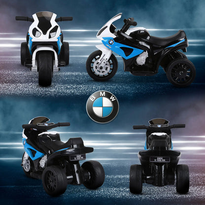 6V Kids Motorcycle with Headlight, Music, Blue Electric Motorcycles at Gallery Canada